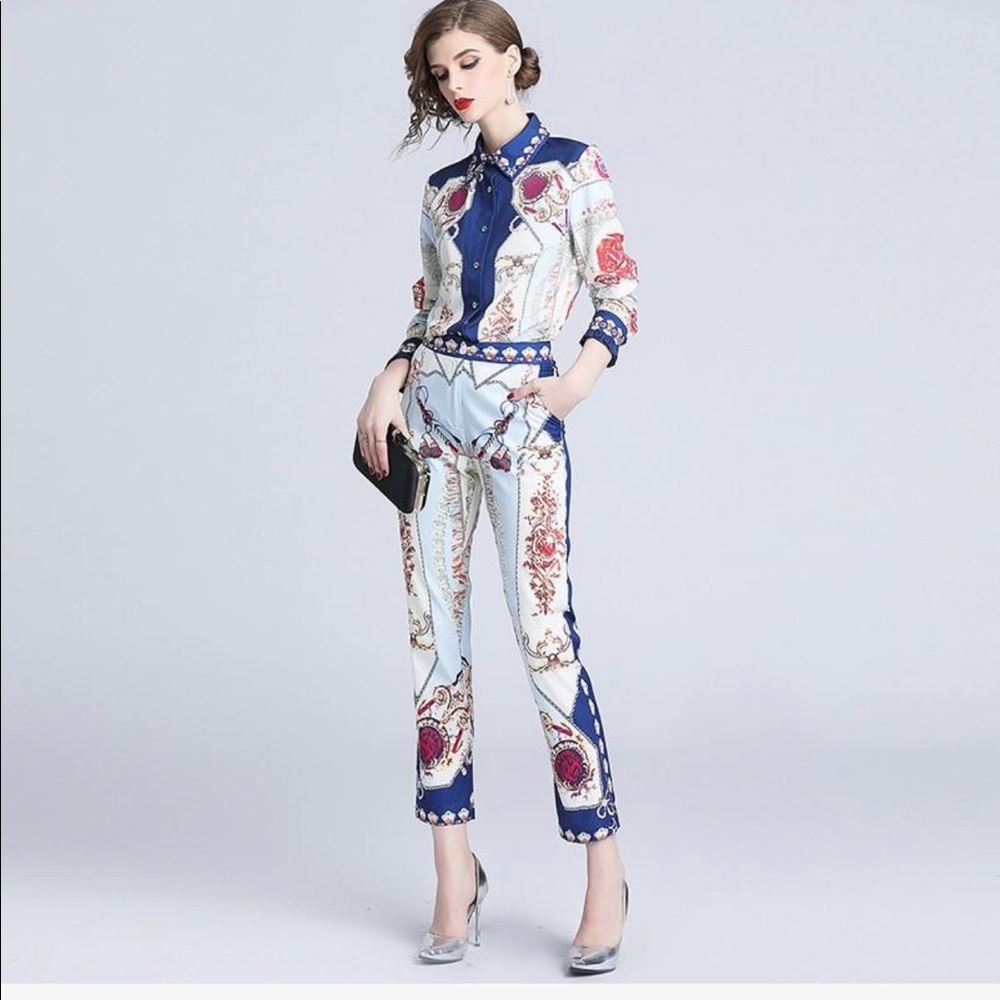 Lucia two piece pant suit! NWT